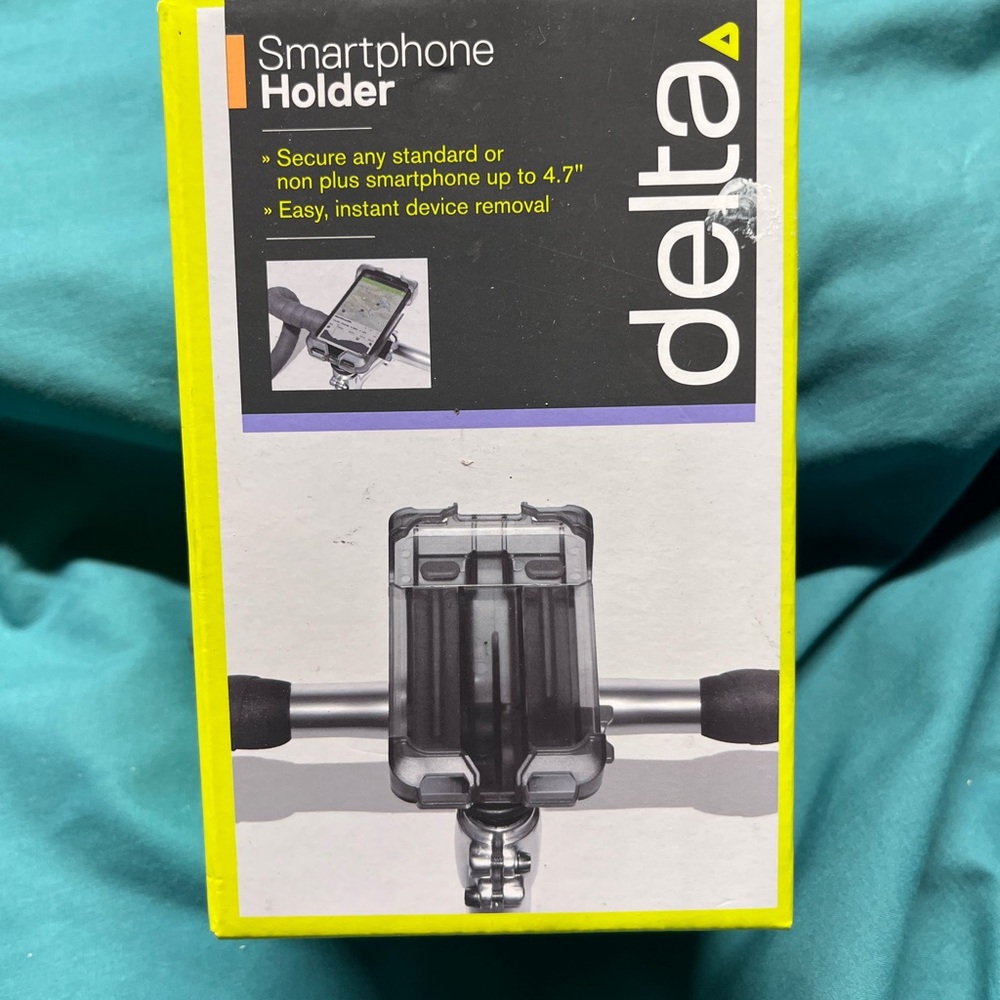 Delta Smartphone Holder - Black and Yellow